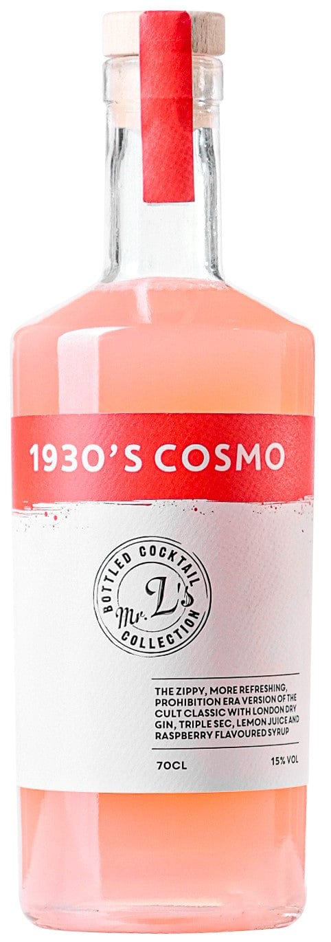 Mr L's 1930's Cosmo Ready To Drink Cocktail 70cl