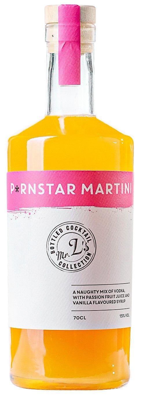 Mr L's Pornstar Martini Ready To Drink Cocktail 70cl