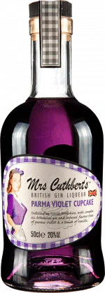 Mrs Cuthbert's Parma Violet Cupcake Gin Liqueur 50cl