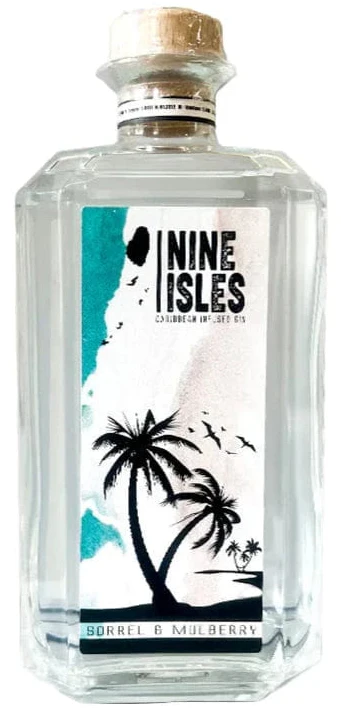Nine Isles Sorrel and Mulberry Gin 70cl