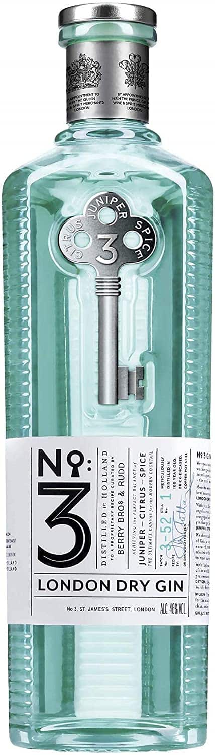 No. 3 London Dry Gin 70cl