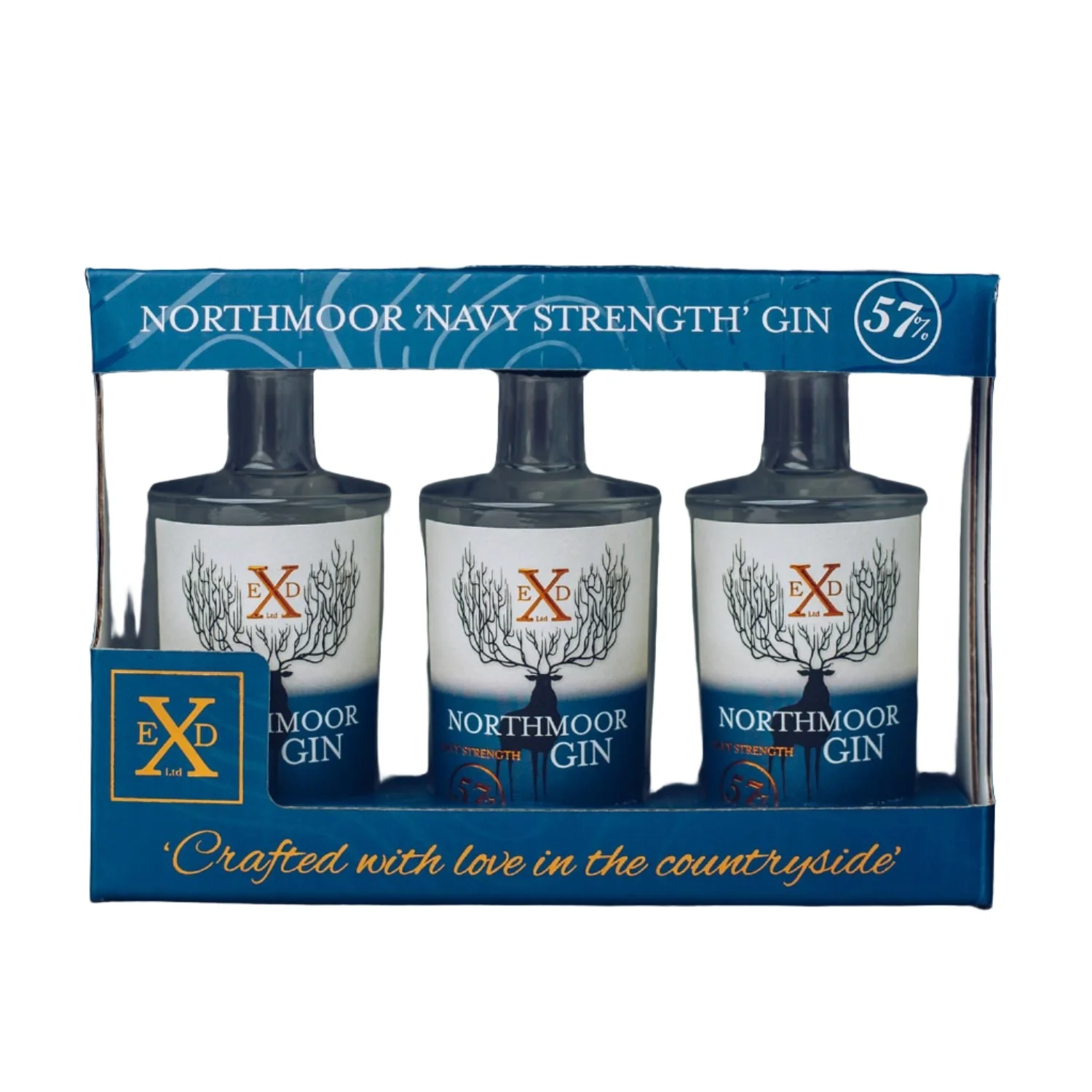 Northmoor Navy Strength Gin Gift Set 3x5cl