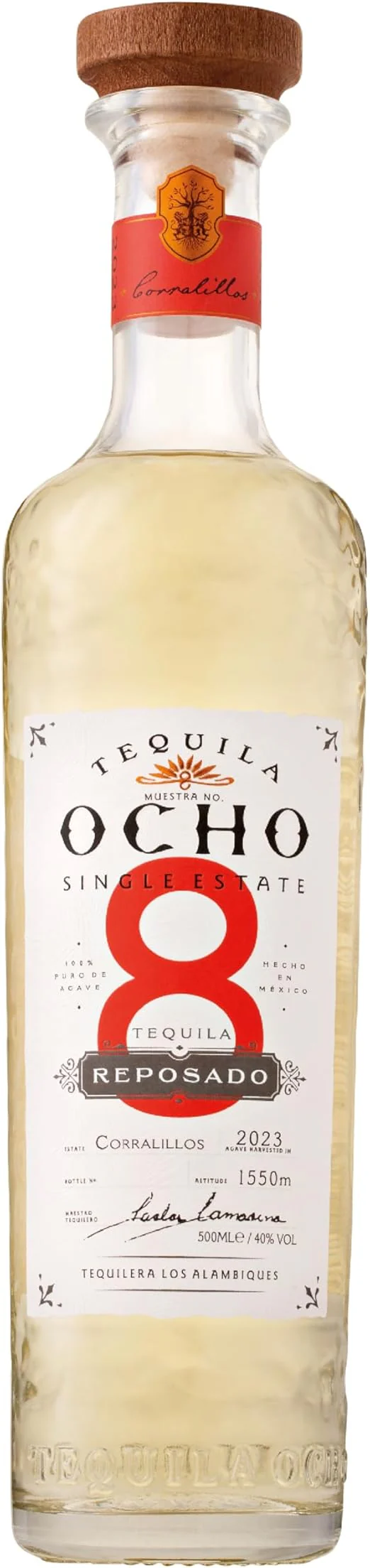 Ocho Reposado Agave Tequila 50cl