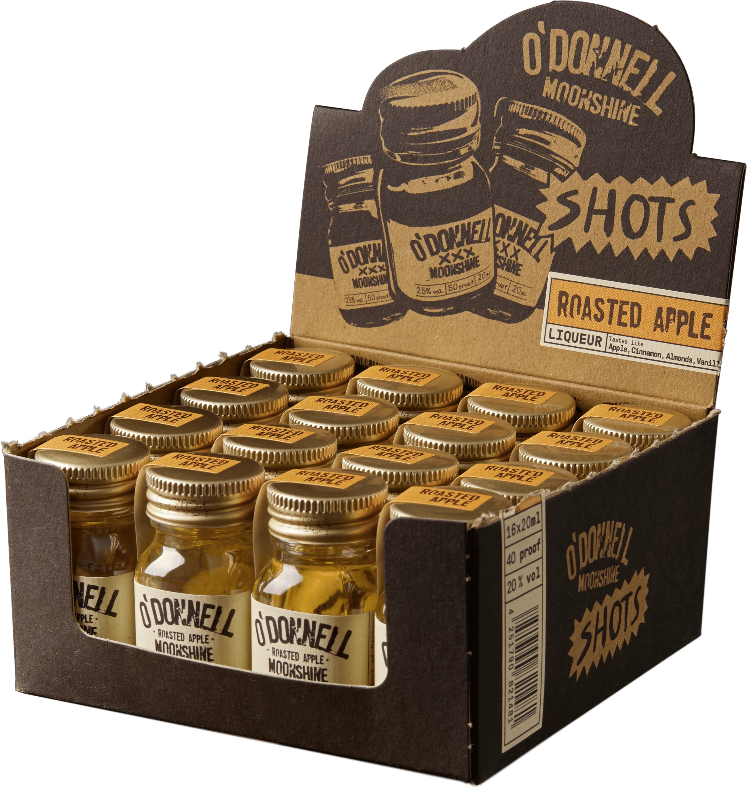 O'Donnell Moonshine 16er Roasted Apple Micro Box 16x20ml