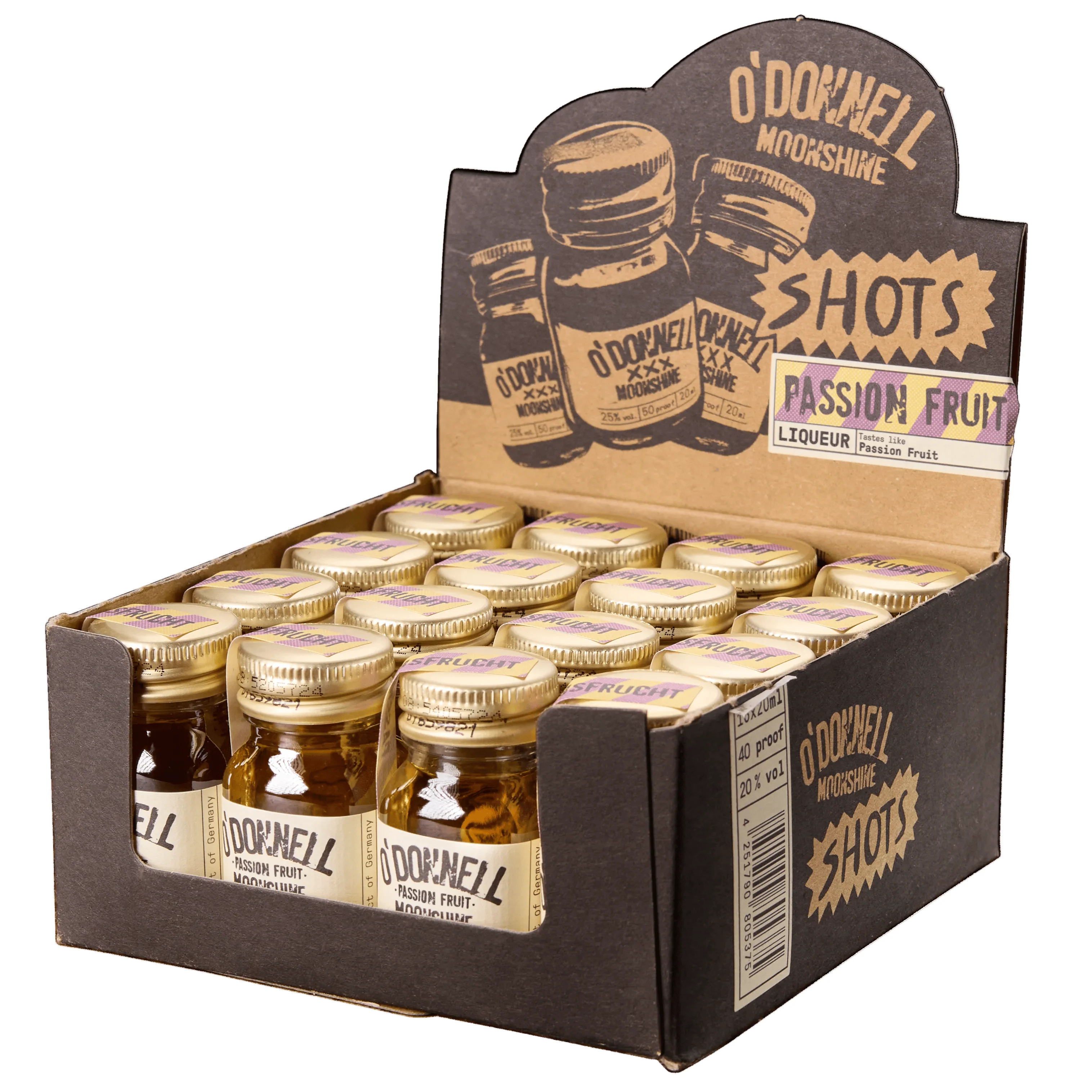 O'Donnell Moonshine 16er Passionfruit Micro Box 16x20ml
