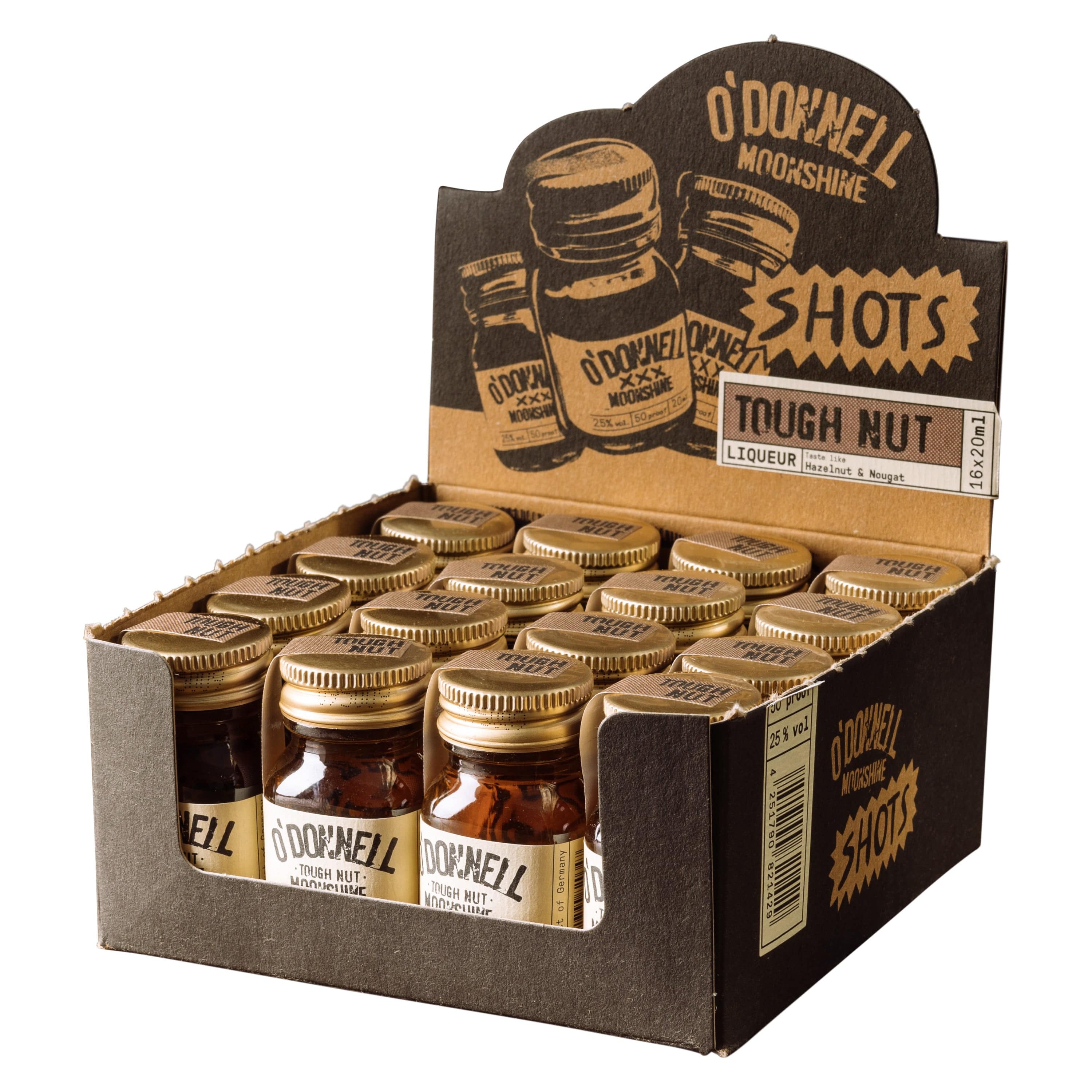 O'Donnell Moonshine 16er Tough Nut Micro Box 16x20ml