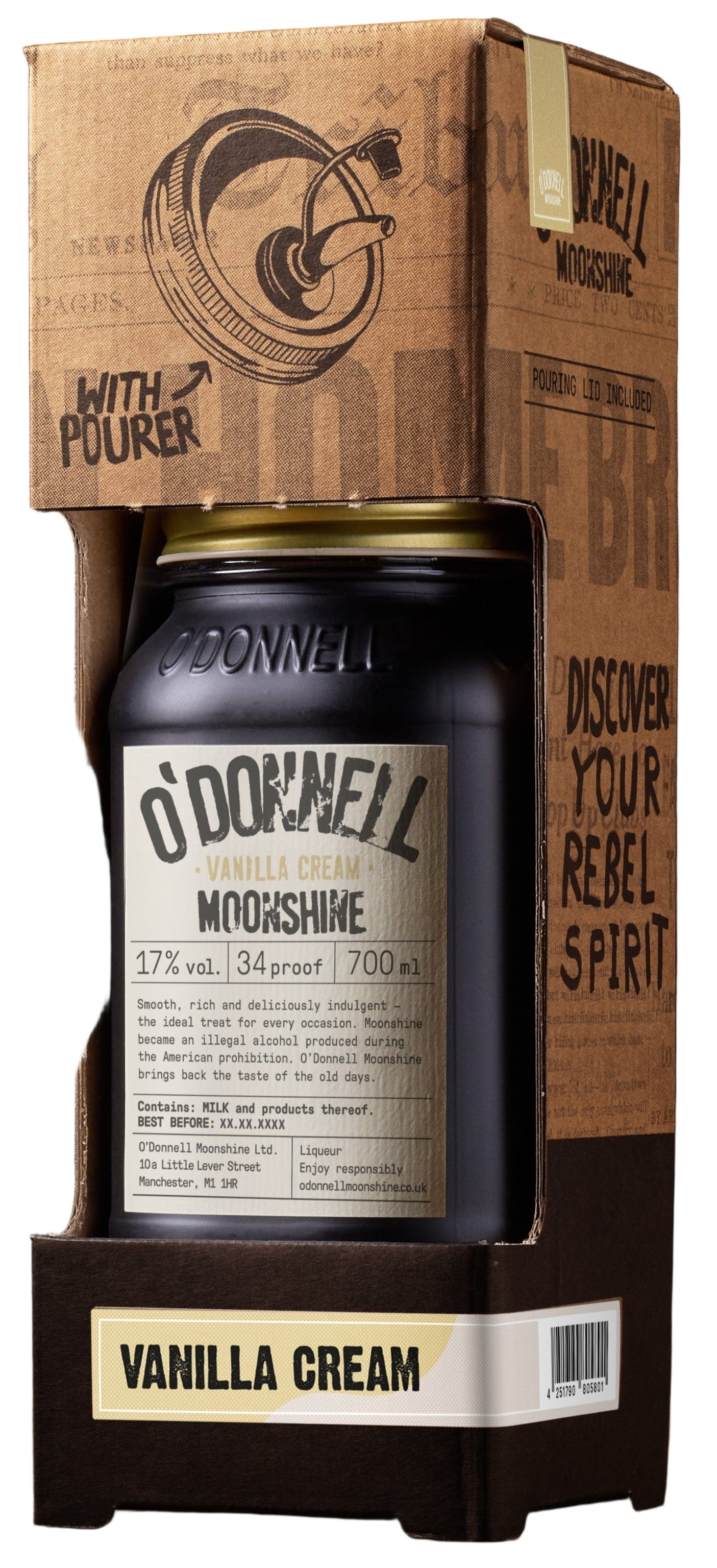 O'Donnell Moonshine Vanilla Cream Gift Box 70cl