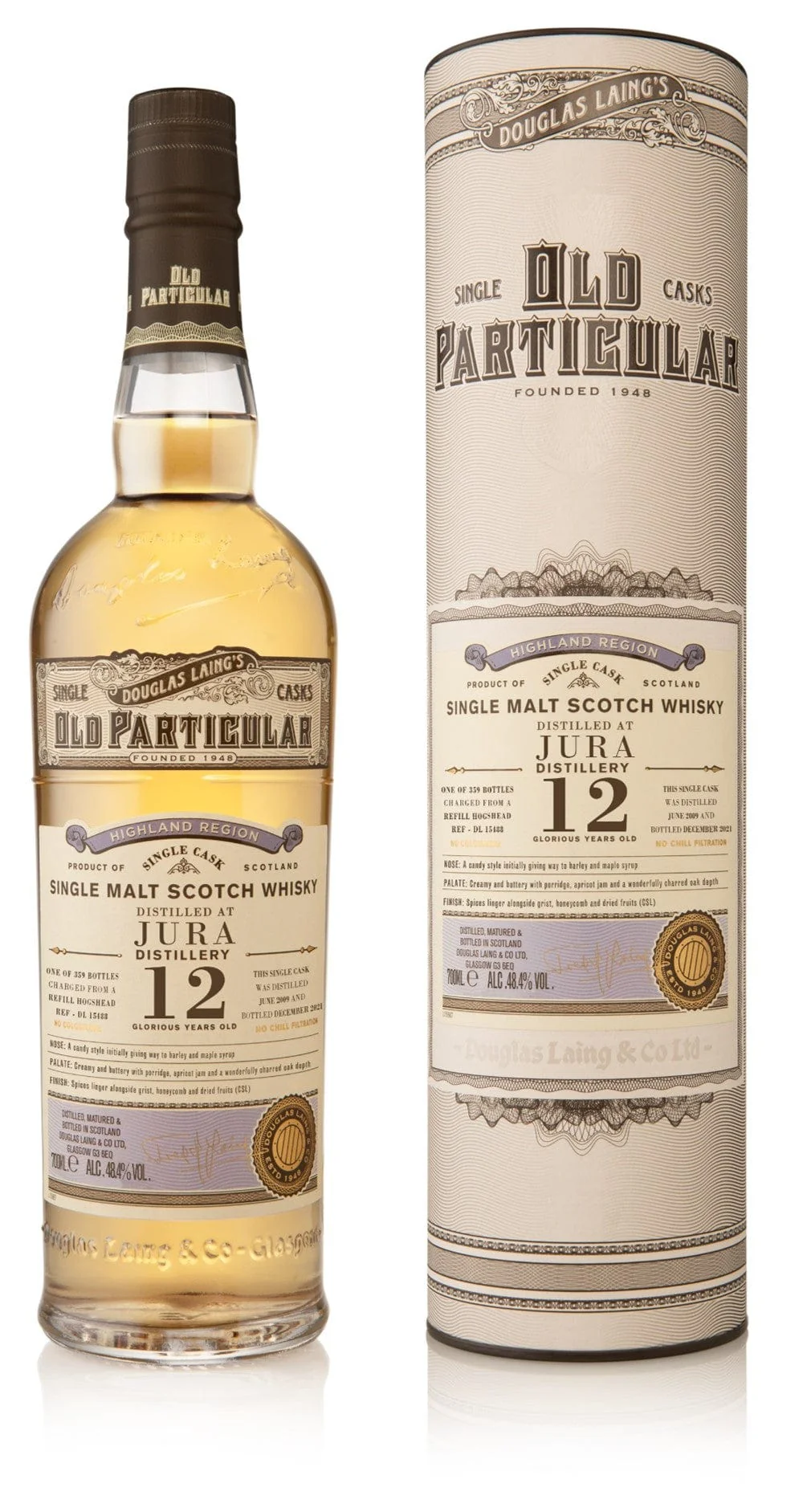 Jura 12 Year Old 2009 Highland Single Malt Whisky 70cl (Douglas Laing - Old Particular)