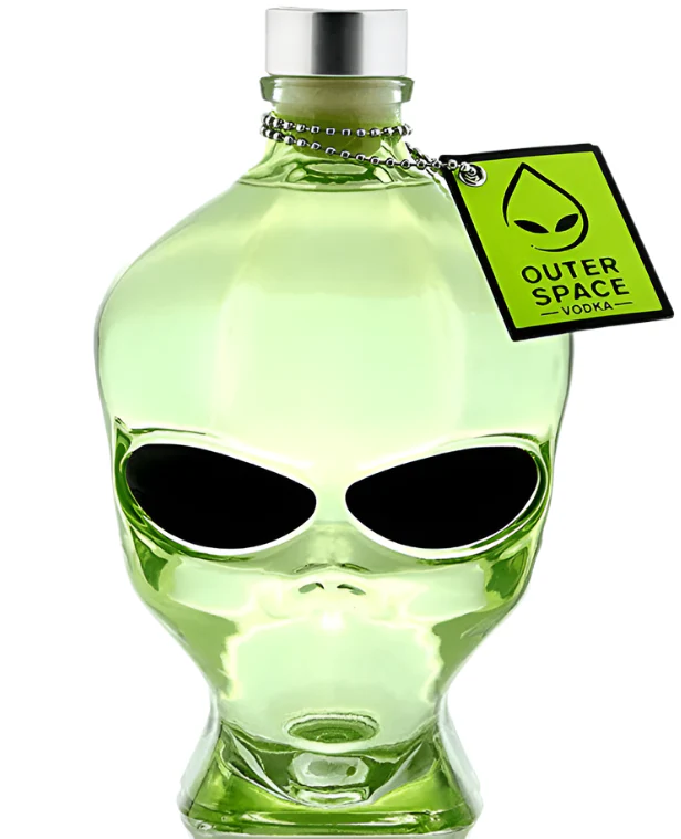 Outerspace Alien Head Original Vodka 70cl