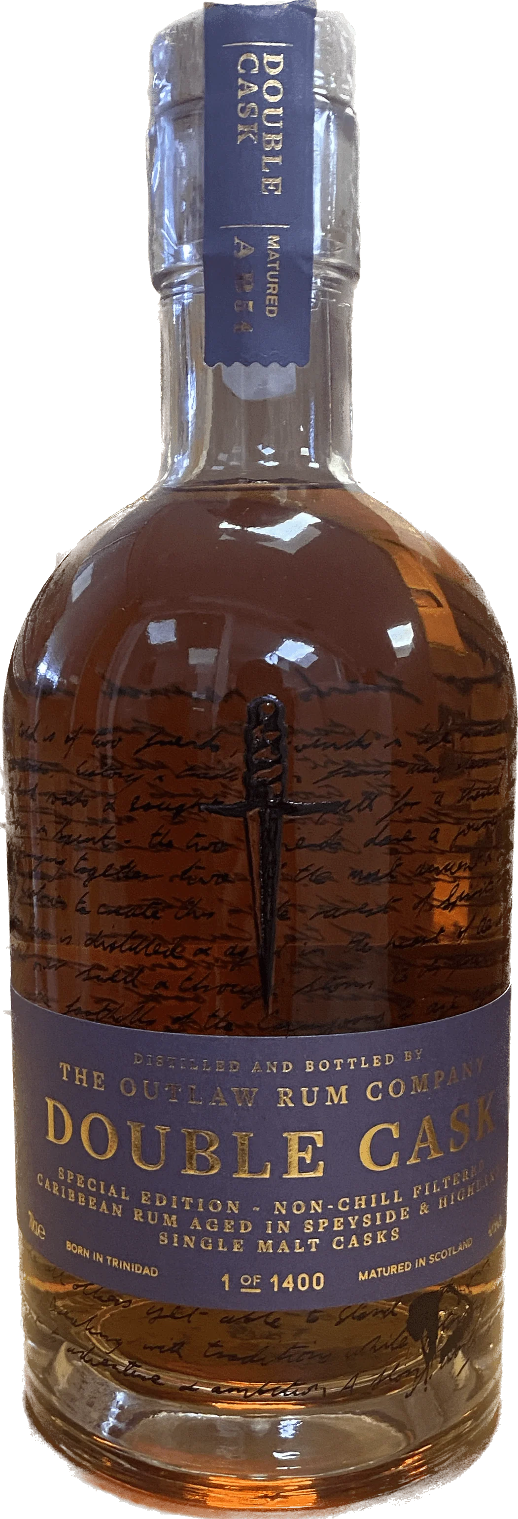 Outlaw Rum Double Cask 2021 special release 70cl