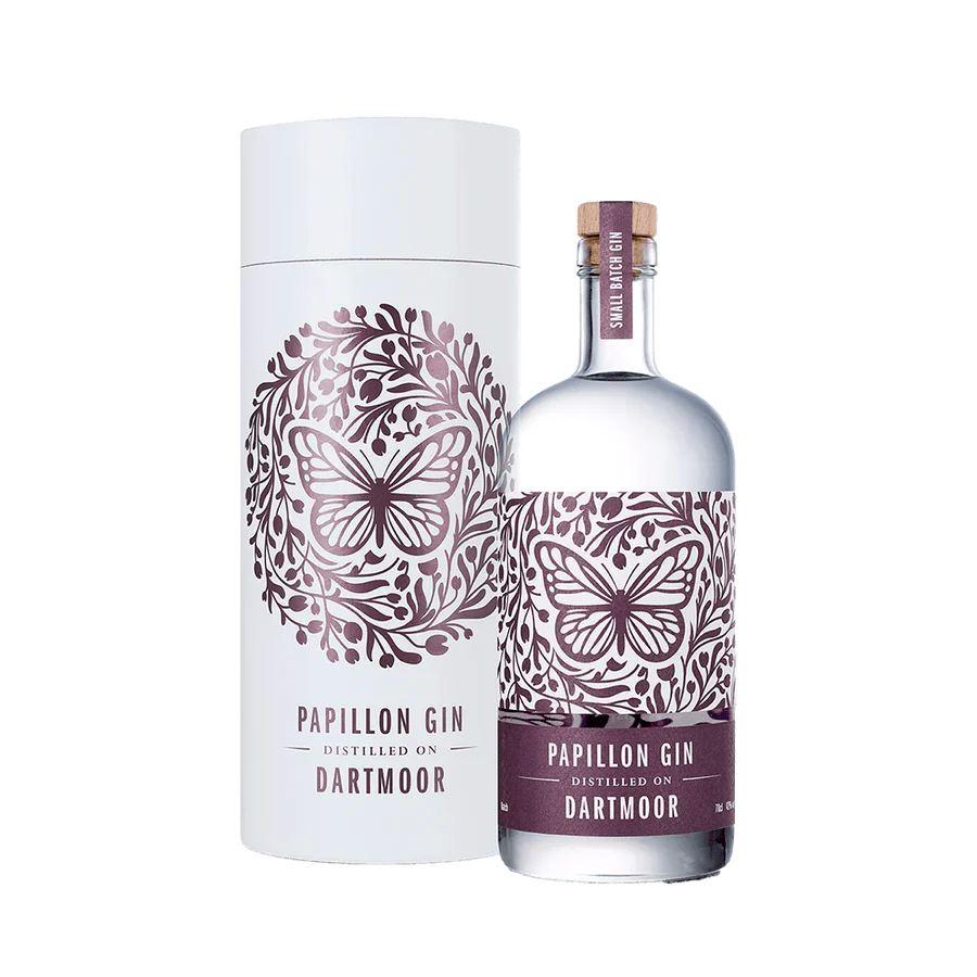 Papillon Dartmoor Gin in Gift Box 70cl