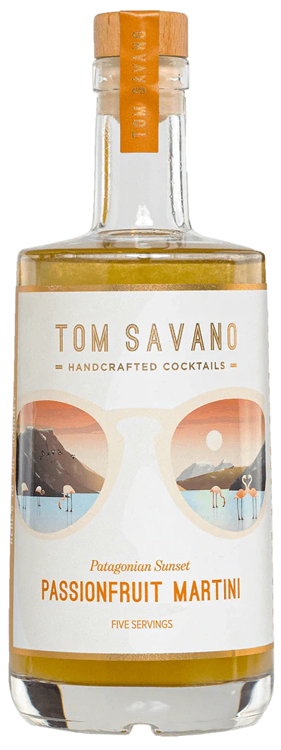 Tom Savano Patagonian Sunset Passionfruit Martini 50cl