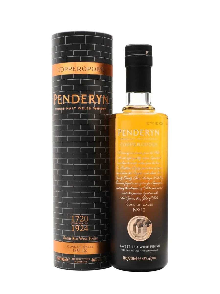 Penderyn Copperopolis Icons Of Wales #12 Single Malt Welsh Whisky 70cl