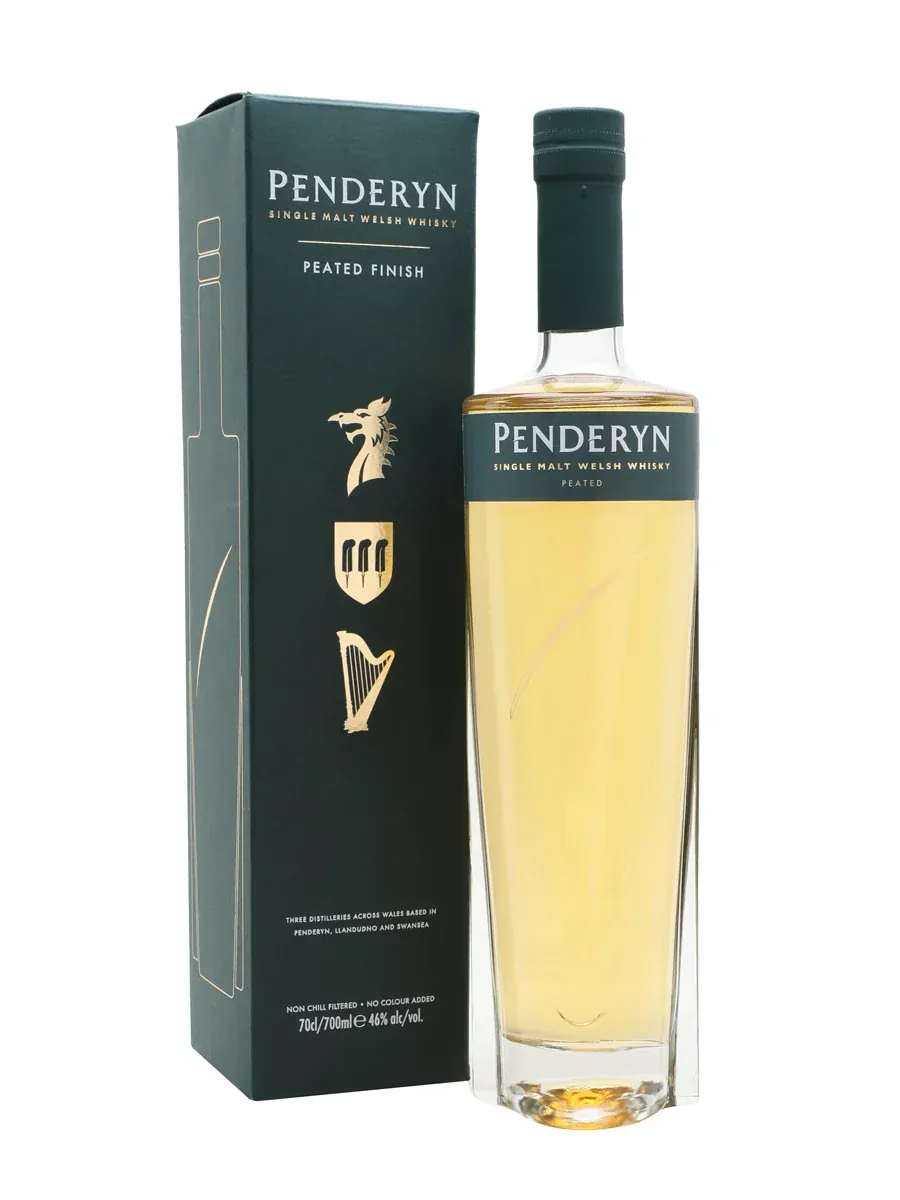 Penderyn Peated Single Malt Welsh Whisky 70cl