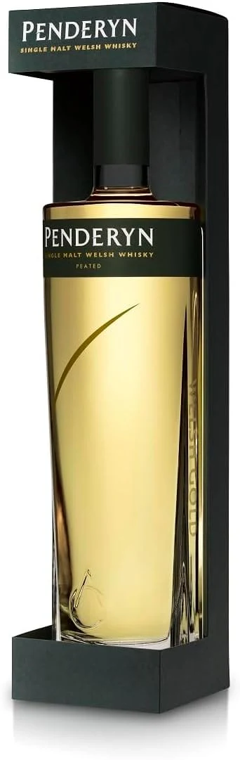 Penderyn Peated Single Malt Welsh Whisky Old Design 70cl