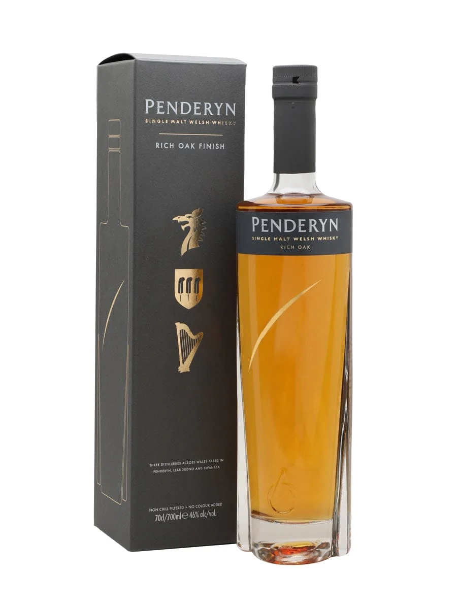 Penderyn Rich Oak Single Malt Welsh Whisky 70cl