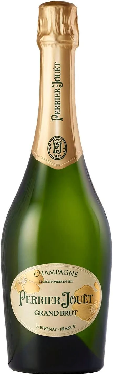 Perrier Jouet Grand Brut Champagne & 2 Flutes Gift Box 75cl - Image 2
