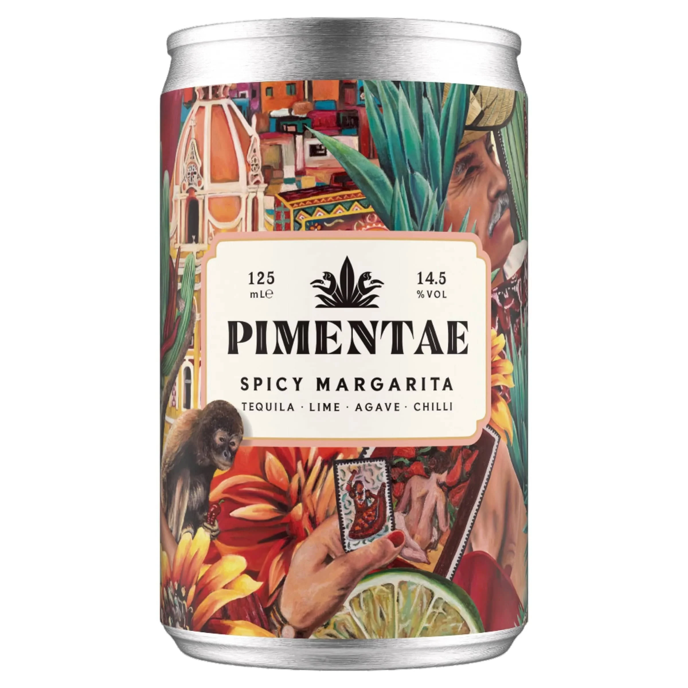 Pimentae Tommy's Spicy Margarita Ready To Drink Cocktail Cans 6x125ml
