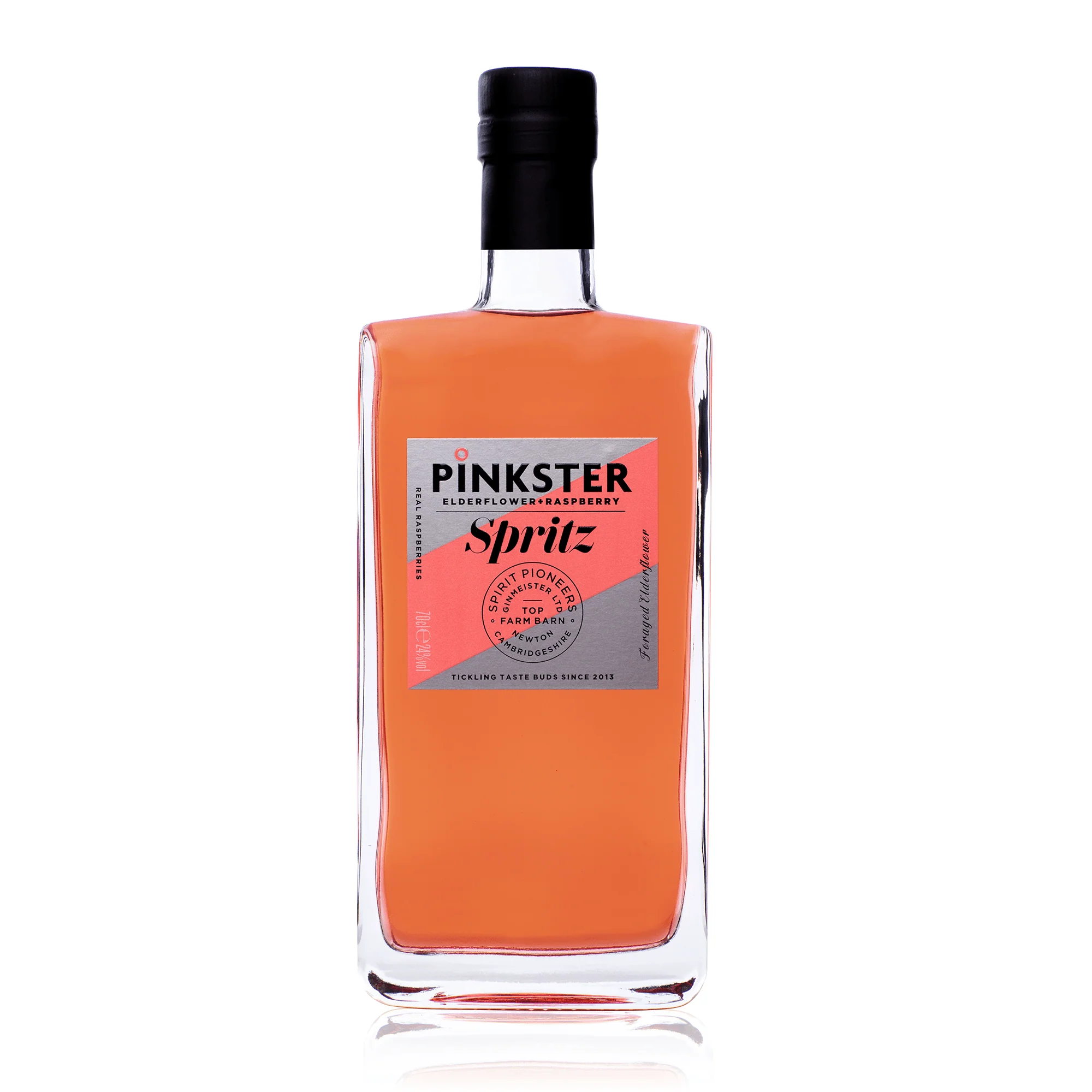 Pinkster Spritz – Elderflower and Raspberry 70cl