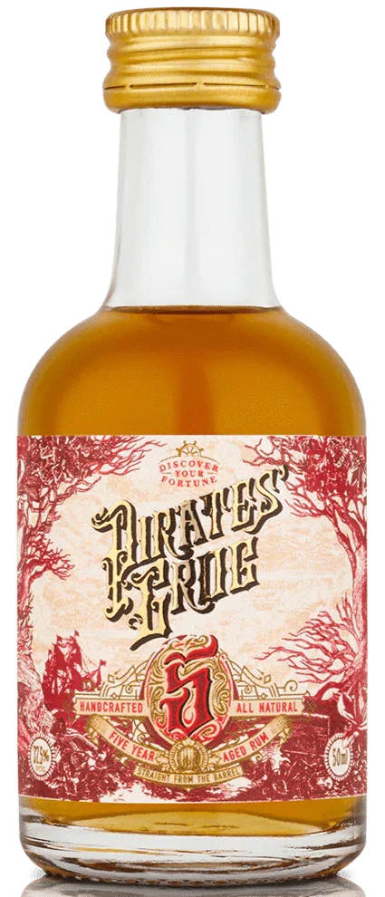Pirate's Grog 5 Year Aged Rum Miniature 5cl