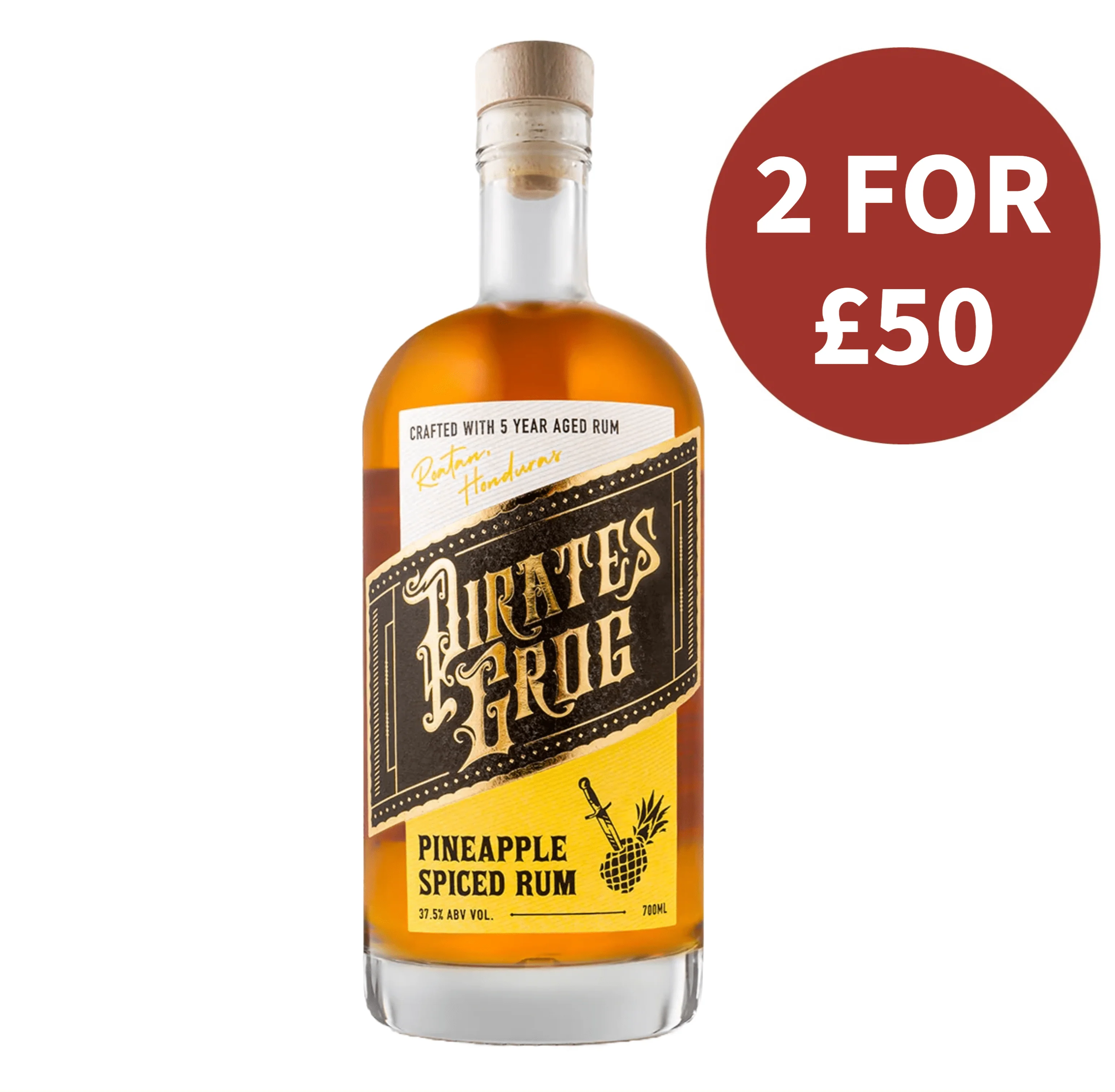 Pirate's Grog Pineapple Spiced Rum 70cl