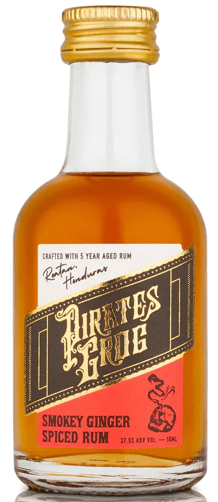 Pirate's Grog Smokey Ginger Spiced Rum Miniature 5cl