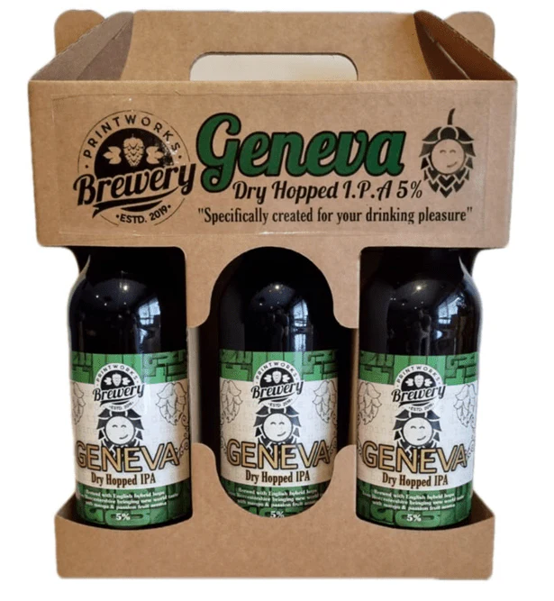 Printworks Brewery Geneva IPA Bottled Beer Set 3x500ml