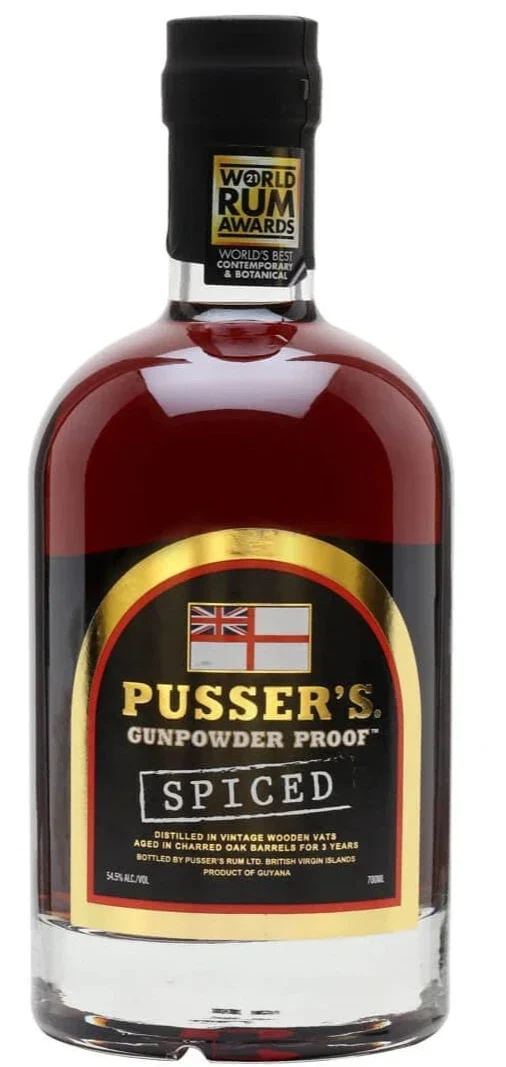 Pusser's Gunpowder Proof Spiced Rum 70cl