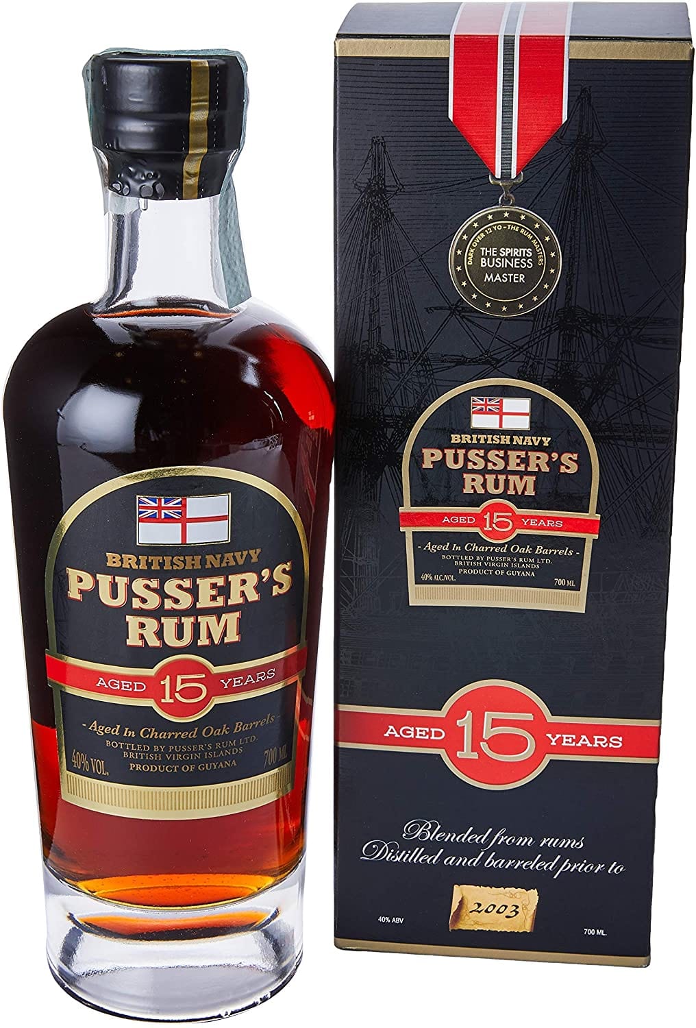 Pusser's Rum British Navy 15 Year Old 70cl