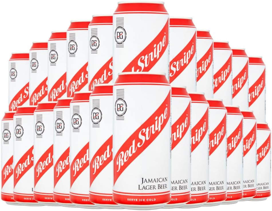 Red Stripe Jamaican Lager Beer Pint Cans 24x568ml