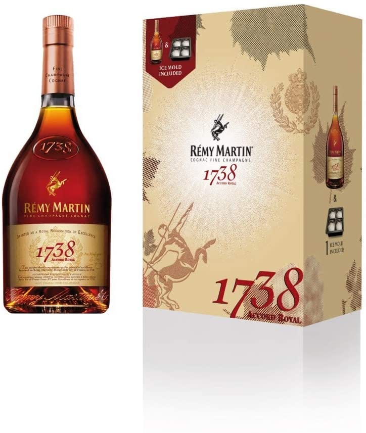 Remy Martin 1738 Accord Royal Cognac 70cl - Ice Mould Gift Pack