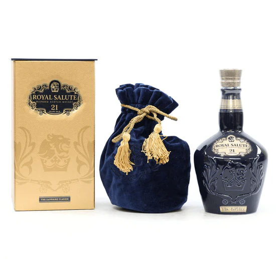Royal Salute 21 Year Old Sapphire Flagon Blended Scotch Whisky 70cl - Image 2