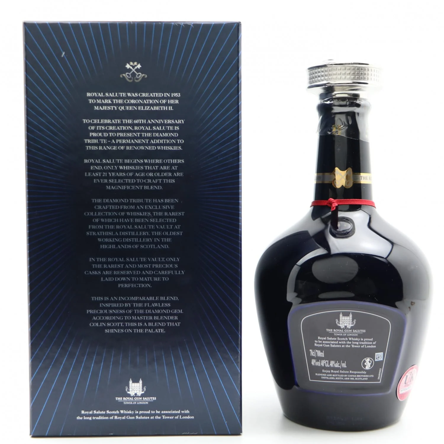 Royal Salute 21 Year Old The Diamond Jubilee Tribute Blended Scotch Whisky 70cl - Image 2
