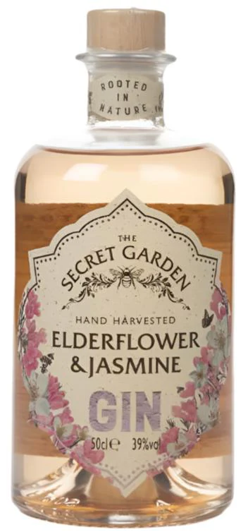 Secret Garden Elderflower & Jasmine Gin 50cl