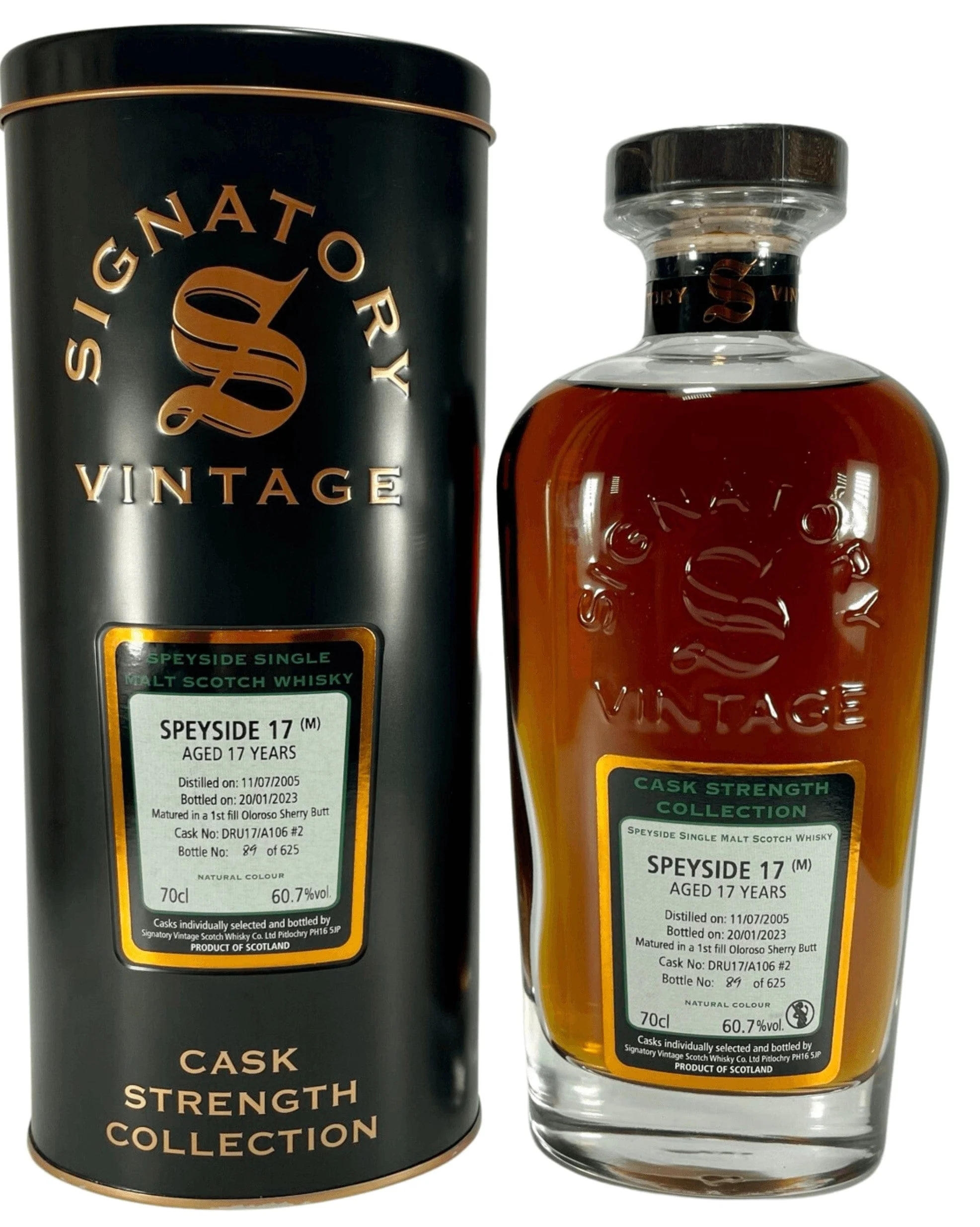 Signatory Mystery 17 Year Old Cask 2 (Macallan) 70cl