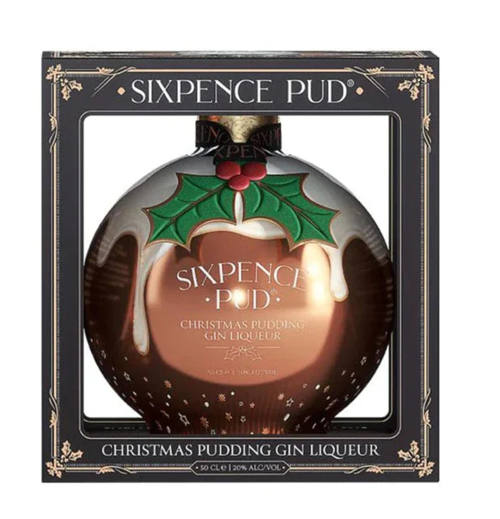 Sixpence Pud Gin Liqueur Gift Box 50cl