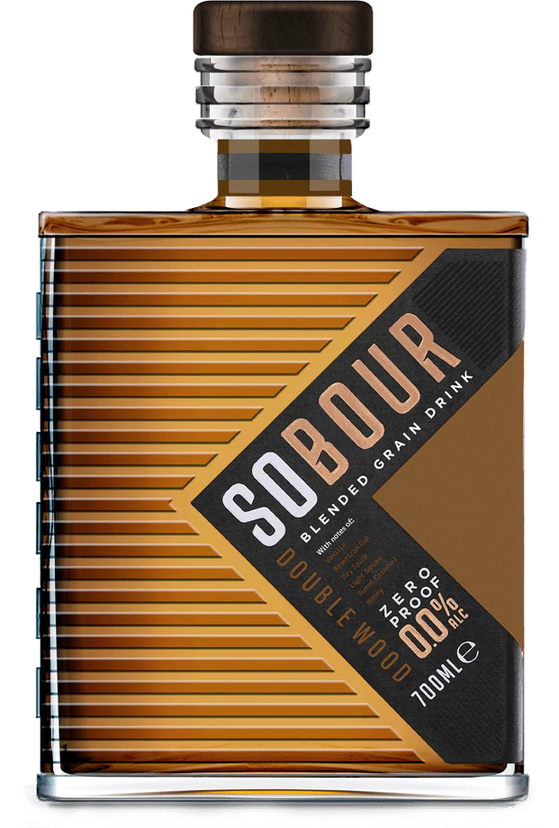 Sobour Double Wood Alcohol Free Bourbon Whiskey Alternative 70cl