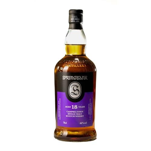 Springbank 18 Year Old Single Malt Scotch Whisky 70cl