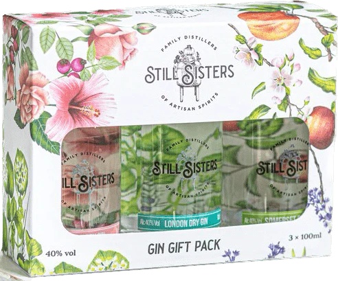 Still Sisters London Dry Gin Gift Pack 3x10cl