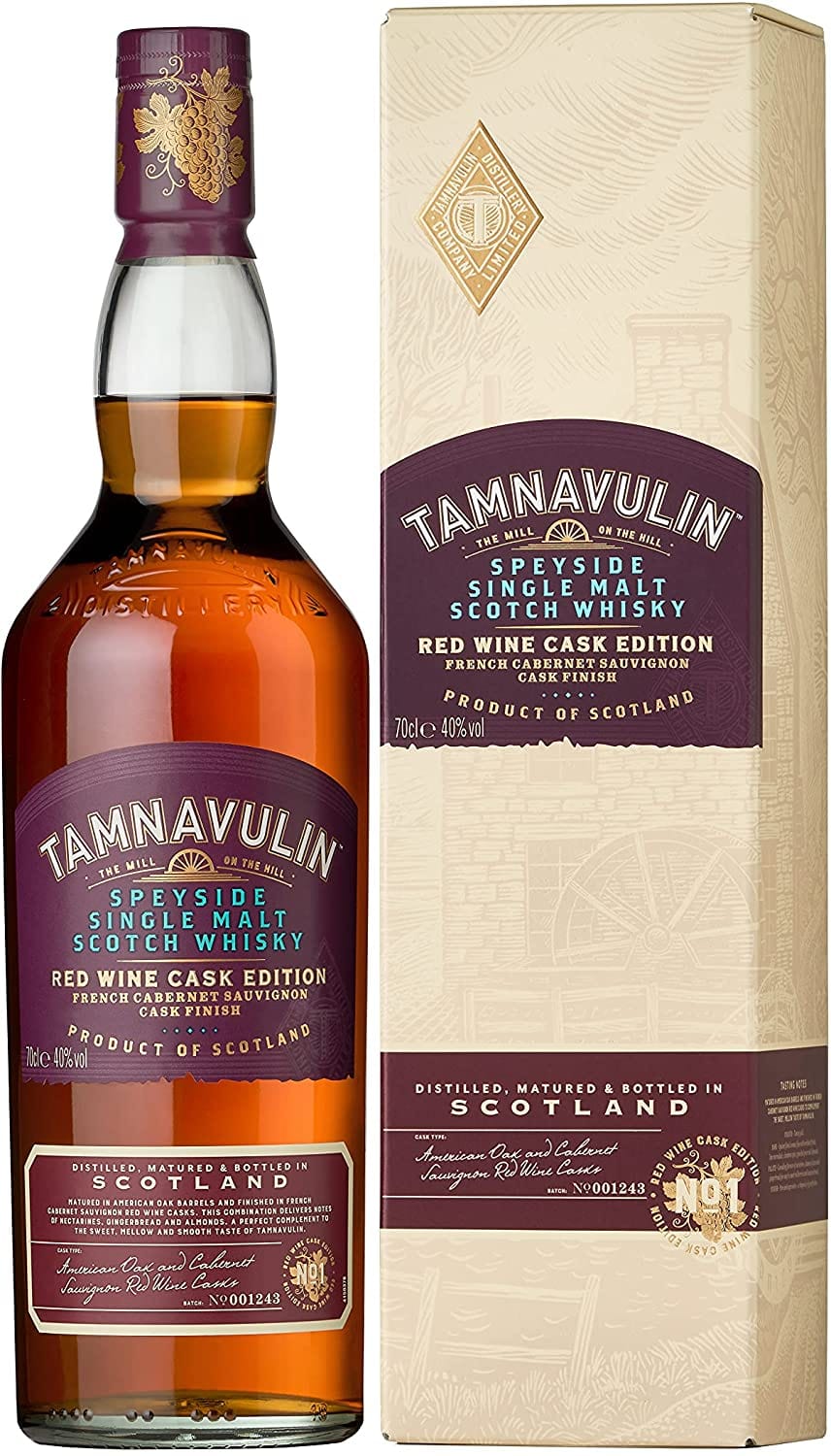 Tamnavulin French Cabernet Sauvignon Cask Finish Red Wine Cask Edition Single Malt Scotch Whisky 70cl
