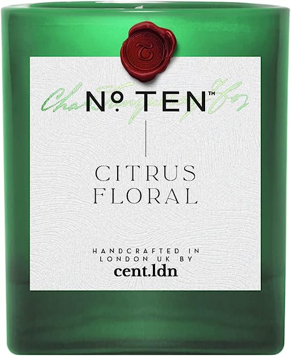Tanqueray No. Ten Gin with a Limited Edition 'Citrus Bloom' Candle by cent.ldn 70cl - Image 3