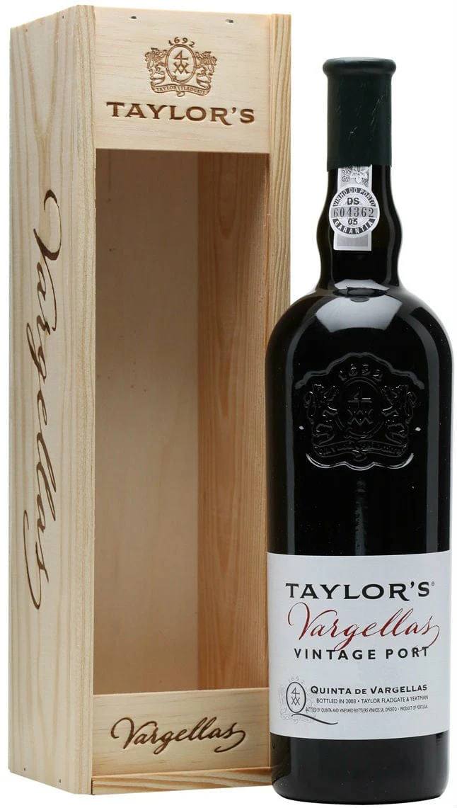 Taylor's Quinta De Vargellas Vintage Port 2013 in Wooden Box 75cl