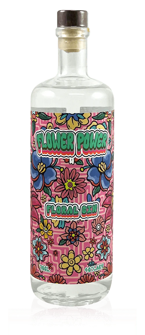 The Custom Spirit Company Flower Power Floral Gin 70cl