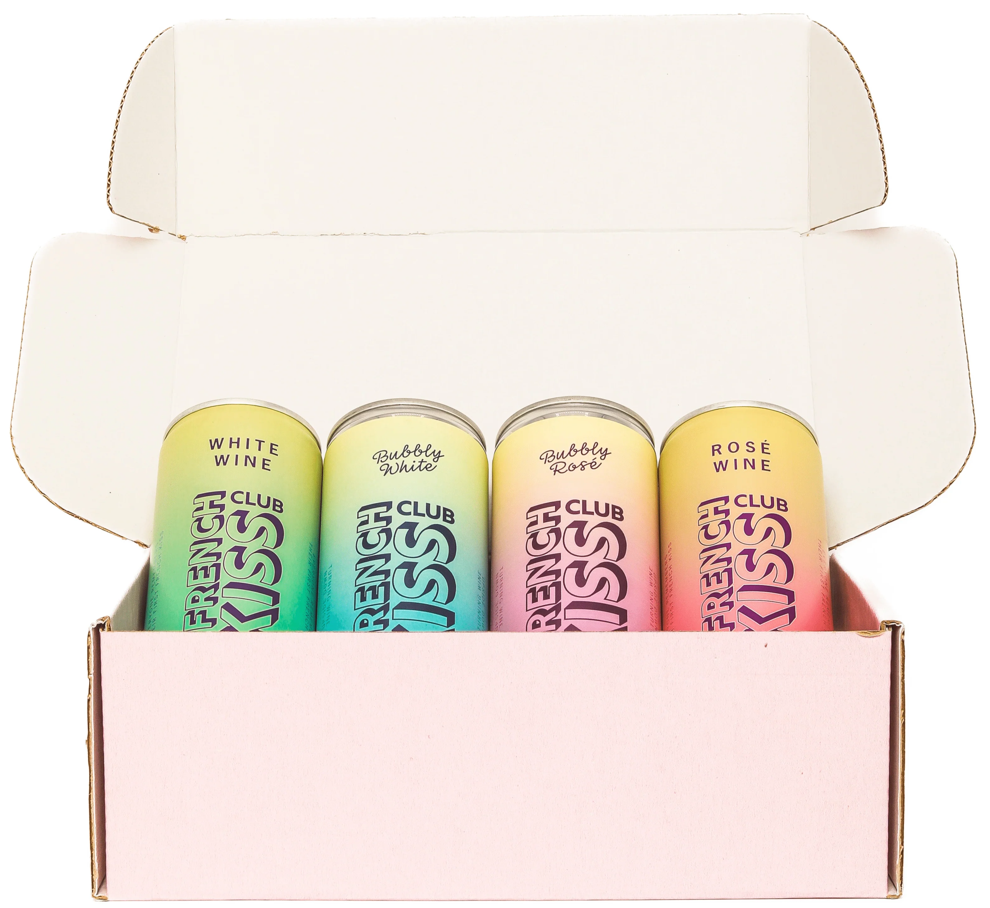 The French Kiss Club Wine Gift Pack 4x250ml