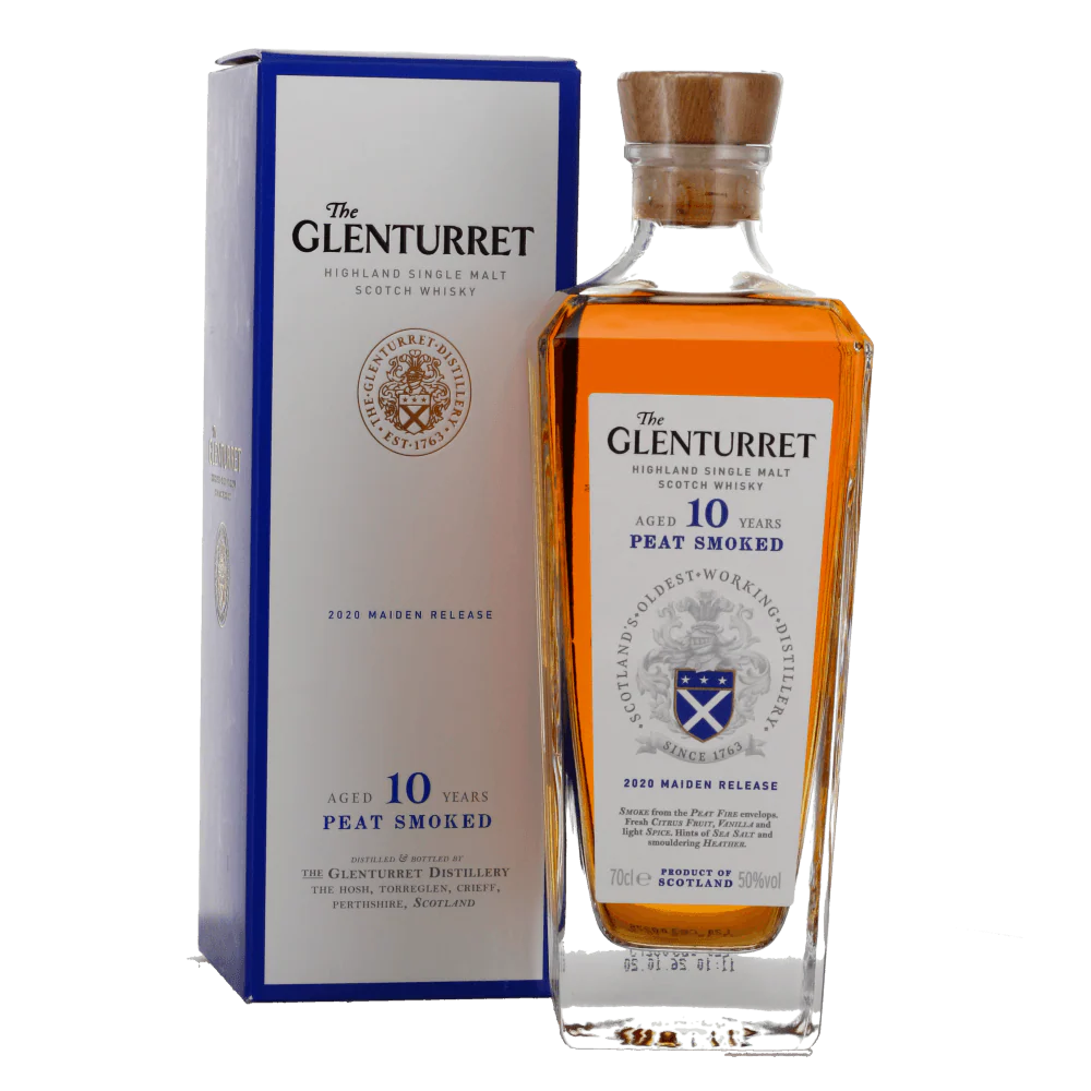 The Glenturret 10 Year Old Peat Smoked 2020 Maiden Release 70cl