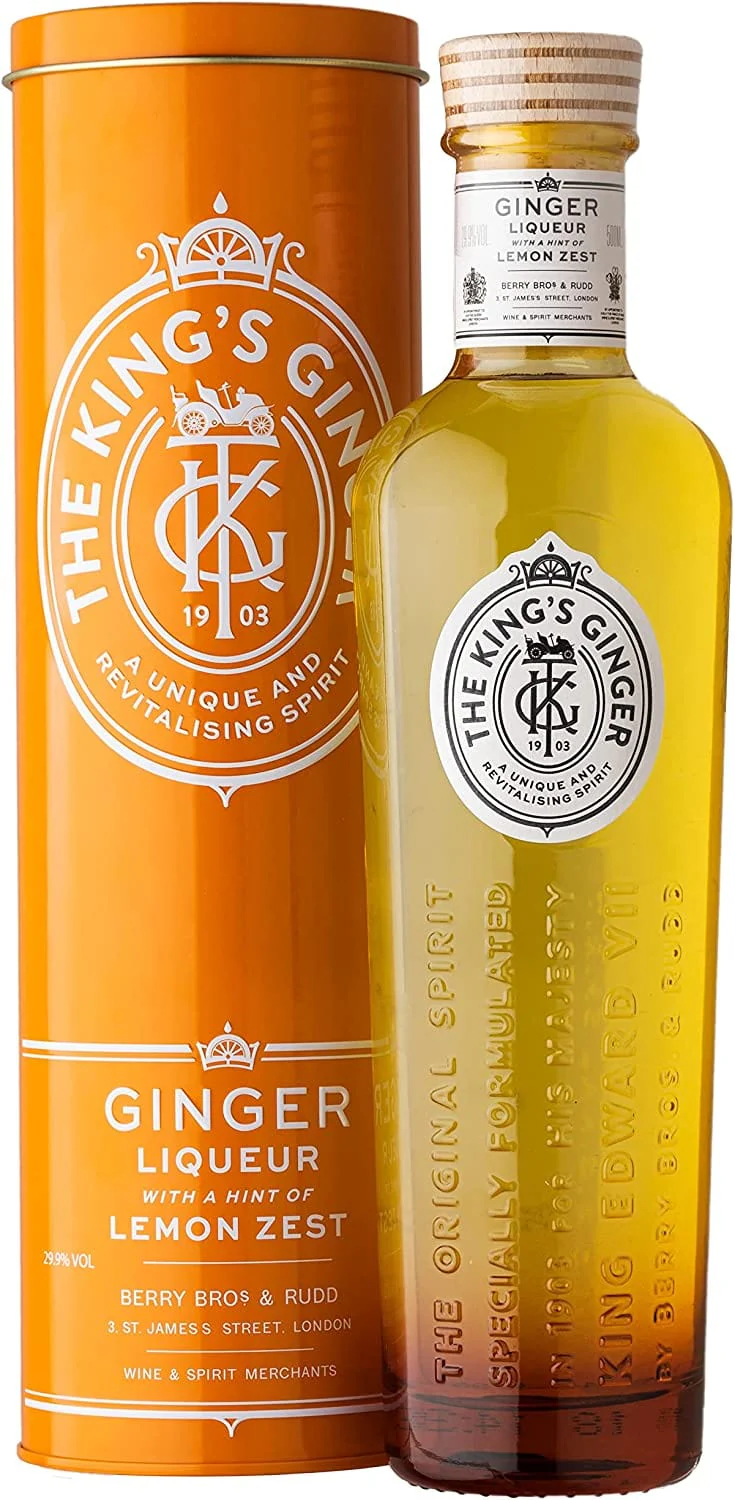 The King's Ginger Liqueur in Presentation Tin 50cl