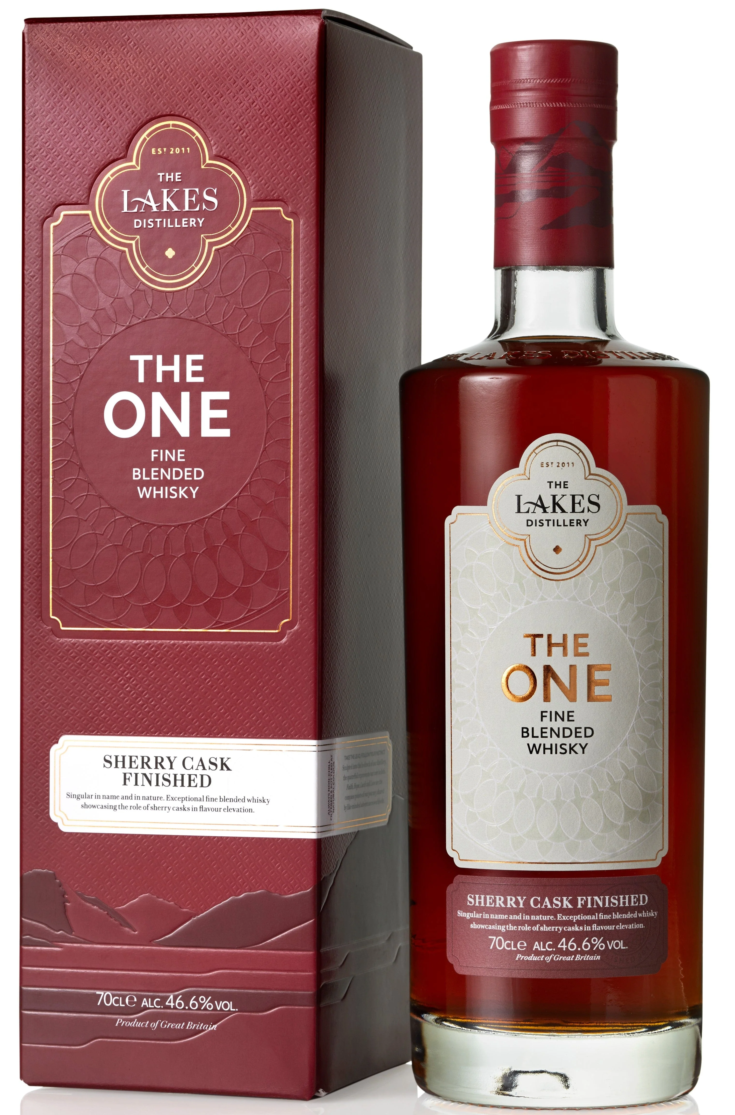 The Lakes The One Sherry Cask Finished Blended English Whisky 70cl