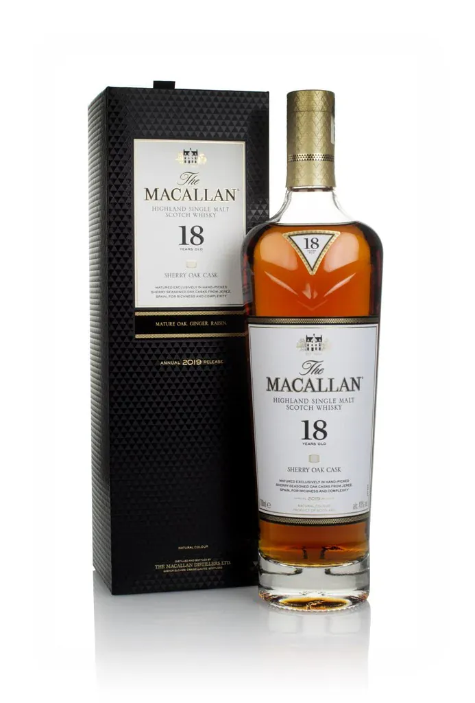 The Macallan 18 Year Old Sherry Oak 2019 Release Single Malt Scotch Whisky 70cl