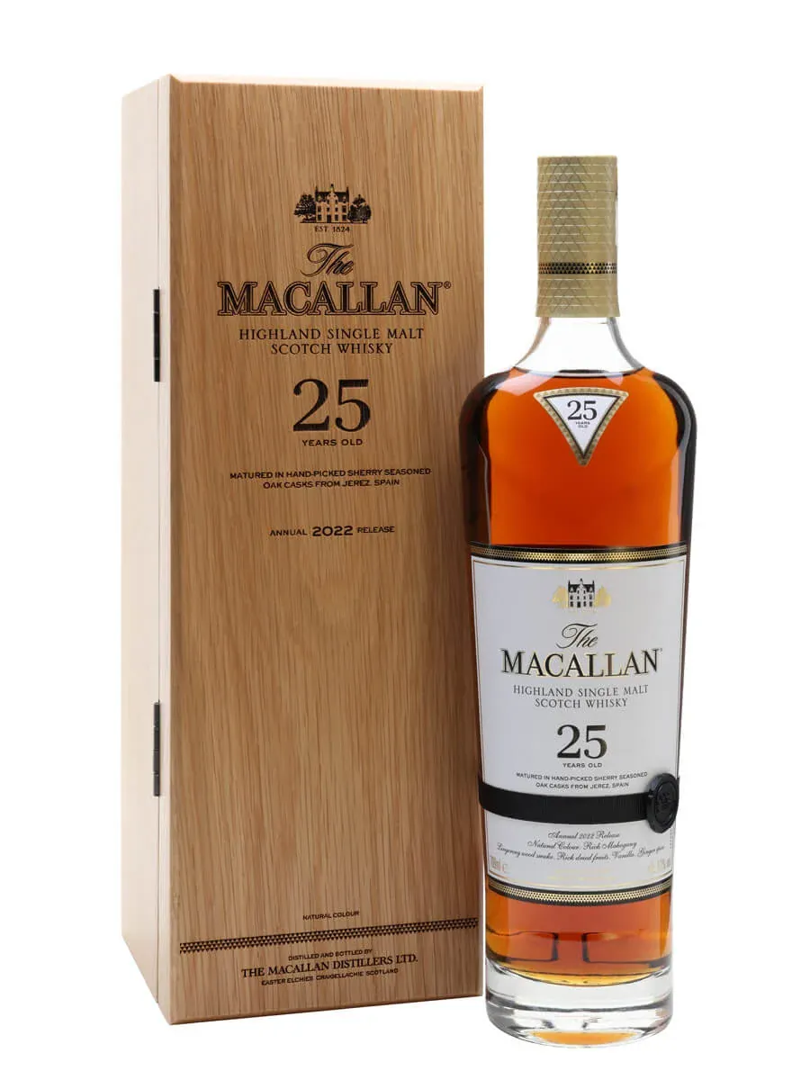 The Macallan 25 Year Old Sherry Oak Whisky 70cl