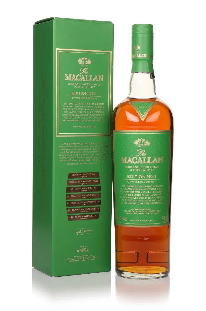 The Macallan Edition No.4 Single Malt Scotch Whisky 70cl